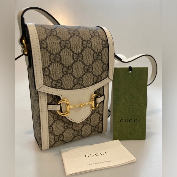 Gucci Horsebit 1955 mini bag.
Comes with Gucci tote canvas - Picture 1 of 3
